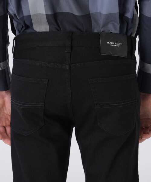 BLACK LABEL CRESTBRIDGE(ブラックレーベル・クレストブリッジ)の「CoolMaxEcoMadeリジッドスキニーデニムパンツ(デニムパンツ・メンズ・ブラック/ブルー・M/S/XL/L)」の7枚目の写真