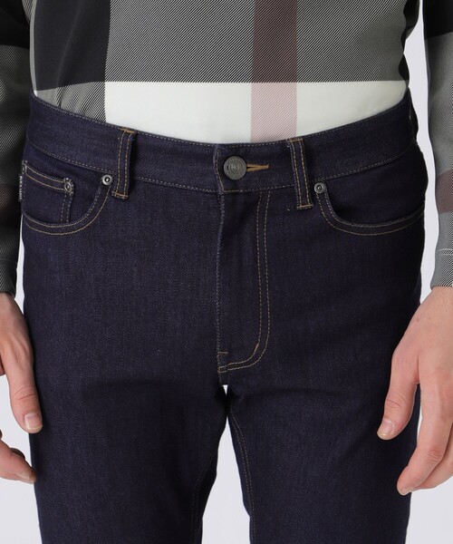 BLACK LABEL CRESTBRIDGE(ブラックレーベル・クレストブリッジ)の「CoolMaxEcoMadeリジッドスキニーデニムパンツ(デニムパンツ・メンズ・ブラック/ブルー・M/S/XL/L)」の14枚目の写真