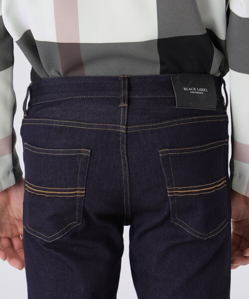 BLACK LABEL CRESTBRIDGE(ブラックレーベル・クレストブリッジ)の「CoolMaxEcoMadeリジッドスキニーデニムパンツ(デニムパンツ・メンズ・ブラック/ブルー・M/S/XL/L)」の15枚目の写真