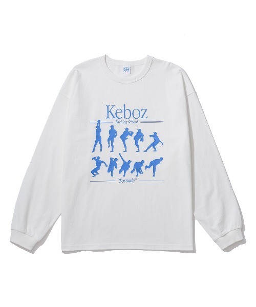 KEBOZ（ケボズ）の「NMT L/S TEE（Tシャツ/カットソー・メンズ・ミックスグレー/クリーム/ネイビー/ホワイト/ブラック/オリーブ・2XL/S/M/L/XL）」の2枚目の写真