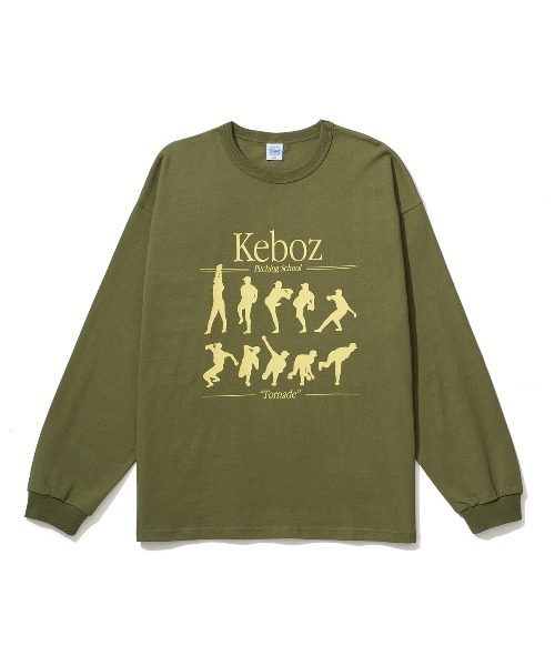 KEBOZ（ケボズ）の「NMT L/S TEE（Tシャツ/カットソー・メンズ・ミックスグレー/クリーム/ネイビー/ホワイト/ブラック/オリーブ・2XL/S/M/L/XL）」の6枚目の写真