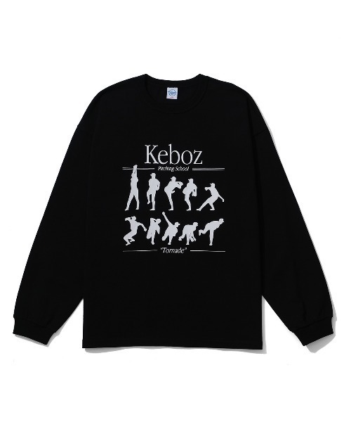 KEBOZ（ケボズ）の「NMT L/S TEE（Tシャツ/カットソー・メンズ・ミックスグレー/クリーム/ネイビー/ホワイト/ブラック/オリーブ・2XL/S/M/L/XL）」の3枚目の写真