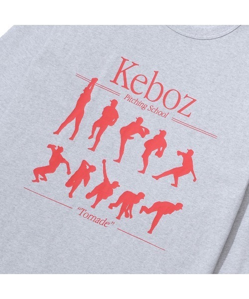 KEBOZ（ケボズ）の「NMT L/S TEE（Tシャツ/カットソー・メンズ・ミックスグレー/クリーム/ネイビー/ホワイト/ブラック/オリーブ・2XL/S/M/L/XL）」の9枚目の写真
