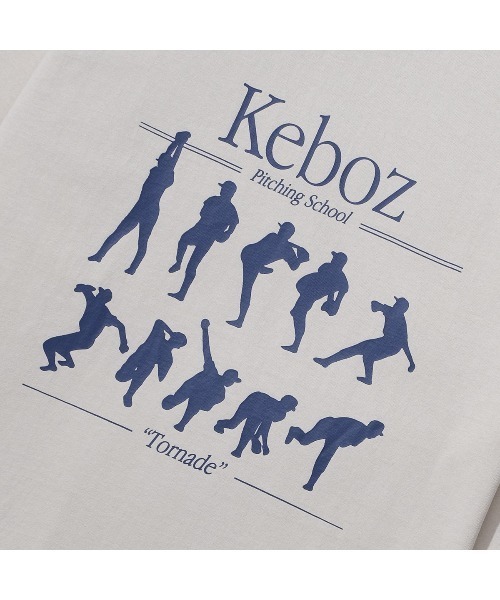 KEBOZ（ケボズ）の「NMT L/S TEE（Tシャツ/カットソー・メンズ・ミックスグレー/クリーム/ネイビー/ホワイト/ブラック/オリーブ・2XL/S/M/L/XL）」の10枚目の写真