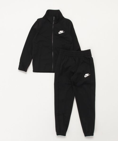 NIKE(ナイキ)の「ナイキ NIKE ナイキ YTH NSW POLY フルジップ ハイブリッド トラックスーツ(ジャージ・キッズ・ブラック/ネイビー/グリーン/ピンク・150cm/140cm/130cm/160cm)」の2枚目の写真