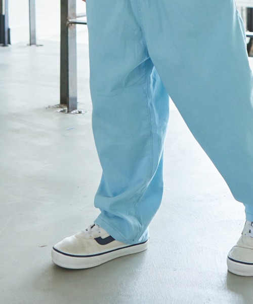 PAIRMANON STREET（ペアマノンストリート）の「ベーシック ワイド テーパード パンツ ストレッチ【PAIRMANON STREET】（カーゴパンツ・キッズ・ベージュ/ブラック/カーキ/レッド/ライトブルー/パープル/オリーブ/ネイビー/マスタード/ブルー系その他/ブラウン・120/140/150/130/90/110/100/160）」の14枚目の写真