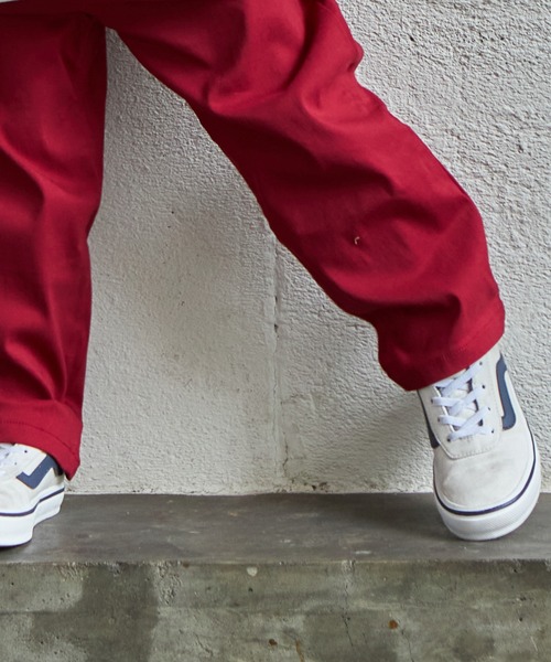 PAIRMANON STREET（ペアマノンストリート）の「ベーシック ワイド テーパード パンツ ストレッチ【PAIRMANON STREET】（カーゴパンツ・キッズ・ベージュ/ブラック/カーキ/レッド/ライトブルー/パープル/オリーブ/ネイビー/マスタード/ブルー系その他/ブラウン・120/140/150/130/90/110/100/160）」の16枚目の写真