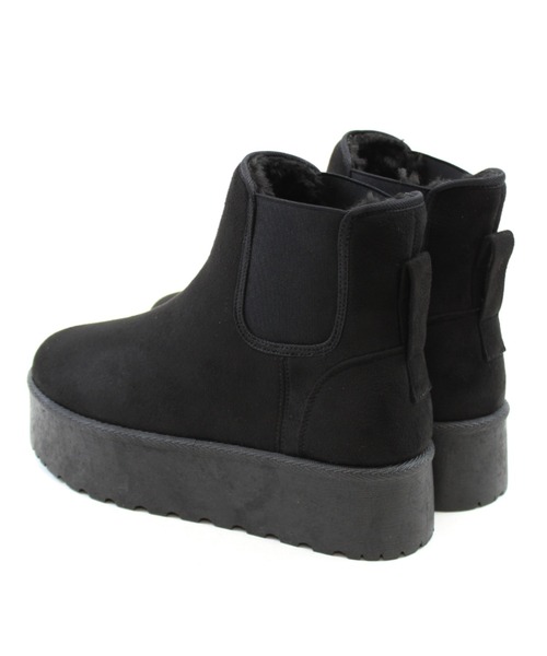 VIVIAN（ヴィヴィアン）の「厚底サイドゴアムートンブーツ（ブーツ・レディース・ブラック系その他3/グレー系その他3/イエロー系その他6/ベージュ系その他3・L/LL/M/S）」の18枚目の写真