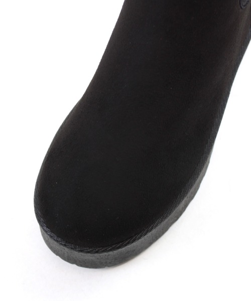 VIVIAN（ヴィヴィアン）の「厚底サイドゴアムートンブーツ（ブーツ・レディース・ブラック系その他3/グレー系その他3/イエロー系その他6/ベージュ系その他3・L/LL/M/S）」の20枚目の写真