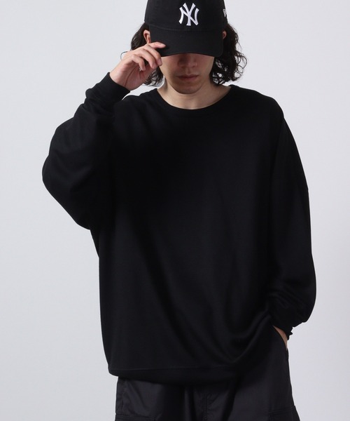 FUNALIVE(ファンアライブ)の「TRポンチオーバーサイズロンTEE(Tシャツ/カットソー・メンズ・ベージュ/グレー/ホワイト/ブラウン/グリーン/ワイン/ブラック/ブルーグレー/チャコールグレー/ネイビー・FREE)」の15枚目の写真