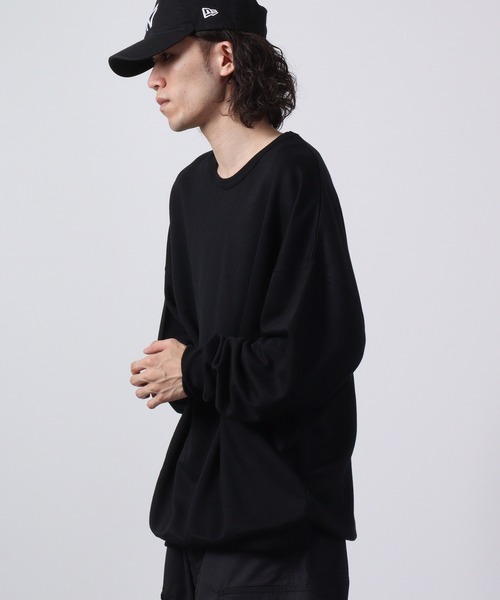 FUNALIVE(ファンアライブ)の「TRポンチオーバーサイズロンTEE(Tシャツ/カットソー・メンズ・ベージュ/グレー/ホワイト/ブラウン/グリーン/ワイン/ブラック/ブルーグレー/チャコールグレー/ネイビー・FREE)」の16枚目の写真
