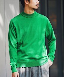 EDIFICE | ウール/シルク/カシミア MIX クリスタル モックネックニット(ニット/セーター)