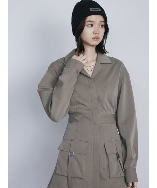 EMODA(エモダ)の「コンパクトニットキャップ(ニットキャップ/ビーニー・レディース・ブラック/グレー・FREE)」の13枚目の写真