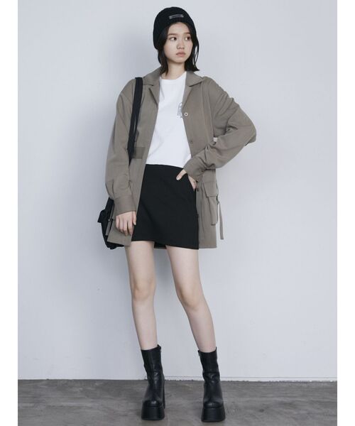 EMODA(エモダ)の「コンパクトニットキャップ(ニットキャップ/ビーニー・レディース・ブラック/グレー・FREE)」の15枚目の写真