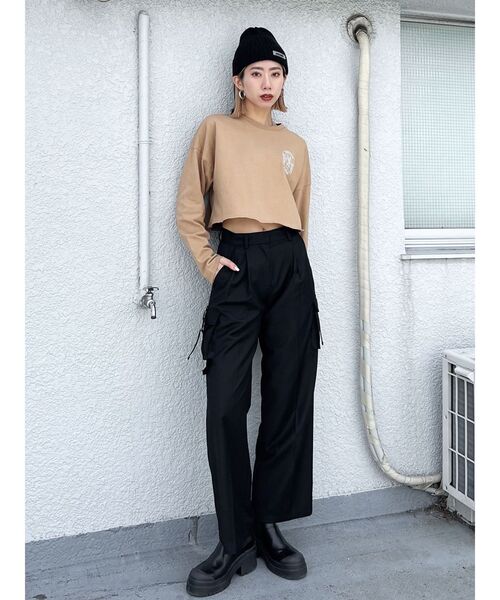 EMODA(エモダ)の「コンパクトニットキャップ(ニットキャップ/ビーニー・レディース・ブラック/グレー・FREE)」の19枚目の写真