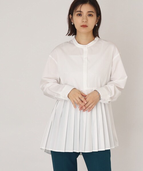 THE SHOP TK （ザ ショップ ティーケー ）の「◇プリーツ切替