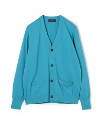 （CABaN）コットンカシミヤ　ミラノリブVネックジャケット caban（キャバン）の「□コットンカシミヤ ミラノリブVネック