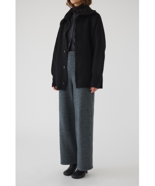 RIM.ARK◆Turtleneck wide knit CD/カーディガン/FREE/ウール/BLU/460GAS70-0100 リムアーク RIM.ARK Turtleneck wide knit CD （L/BLU