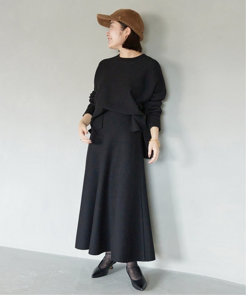 追加》ミラノリブニットフレアスカート（スカート）｜SLOBE IENA  