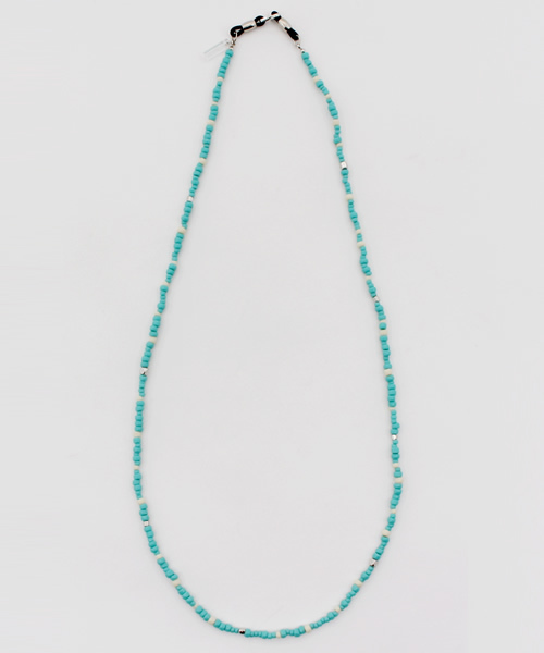 CIAOPANIC（チャオパニック）の「【Ciaopanic】　ビーズ2WAYネックレス（ネックレス・メンズ・ブラック/レッド/サックスブルー/ホワイト・FREE）」の3枚目の写真