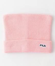 【FILA/フィラ】ネコミミニットキャップ　ワンポイントブランドロゴ