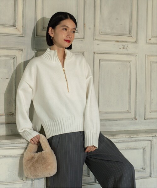 OPAQUE.CLIP（オペークドットクリップ）の「◆≪ヒルナンデス！で紹介≫ 2WAY/フェイクファーショルダーバッグ（ショルダーバッグ・レディース・チャコールグレー/ライトベージュ/ブラウン系/ブルー・00）」の19枚目の写真