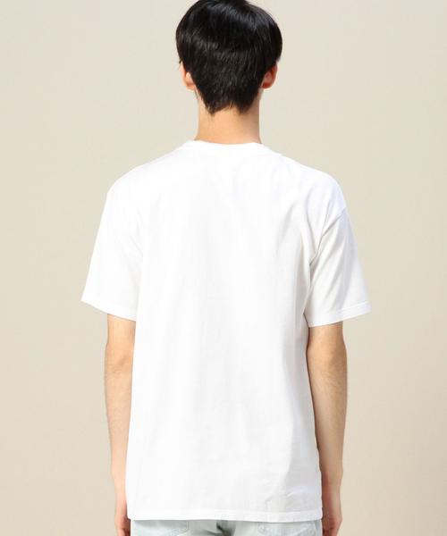 BEAUTY&YOUTH UNITED ARROWS（ビューティーアンドユースユナイテッドアローズ）の「BY セミロング ハーフスリーブカットソー MADE IN JAPAN ◆（Tシャツ/カットソー・メンズ・ホワイト/ネイビー・MEDIUM/SMALL/LARGE）」の11枚目の写真