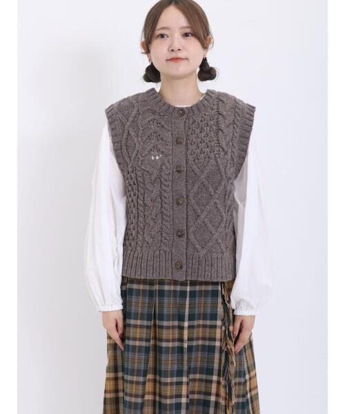 Samansa Mos2（サマンサ モスモス）の「【FluffyWoolBlend】前後