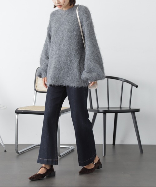 FREE'S MART（フリーズマート）の「◇【累計販売6万本突破！選べる6色】【4サイズ展開XS-L] ベーシックワイドデニムパンツ【低身長サイズ有】【Lサイズ有】（デニムパンツ・レディース・ダークネイビー/ブルー系その他/ブルー系その他3/ホワイト/ブラック系その他/ブルー系その他2/ホワイト系その他2・X-SMALL/SMALL/MEDIUM/LARGE）」の19枚目の写真