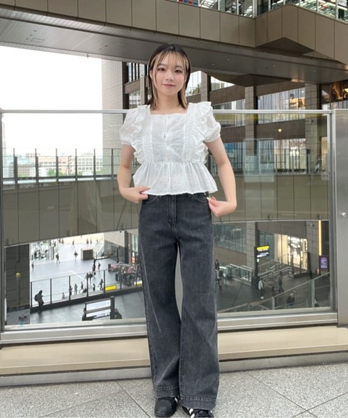 ［FREE'S MART］ベーシックワイドデニム ◇【累計販売5万本突破！選べる6色】【4サイズ展開XS-L