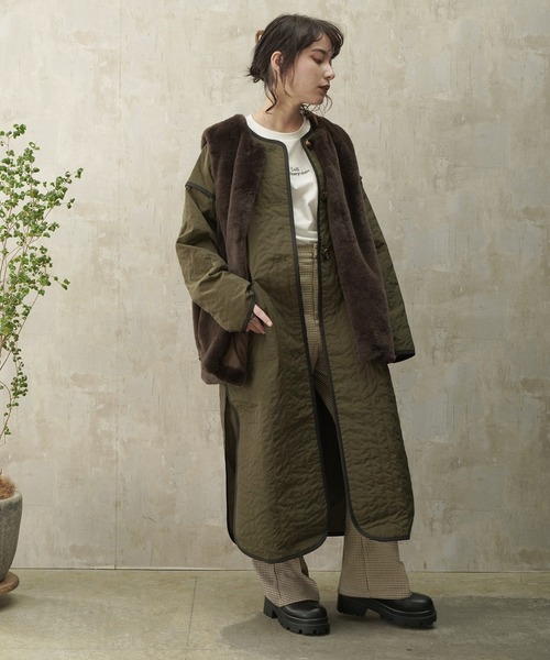 Lull(ルル)の「ベスト(ベスト・レディース・ブラウン・ONESIZE)」の2枚目の写真