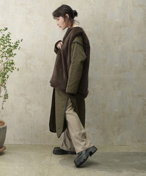 Lull(ルル)の「ベスト(ベスト・レディース・ブラウン・ONESIZE)」の3枚目の写真