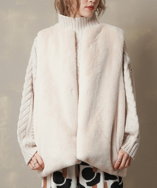 Lull(ルル)の「ベスト(ベスト・レディース・ブラウン・ONESIZE)」の6枚目の写真