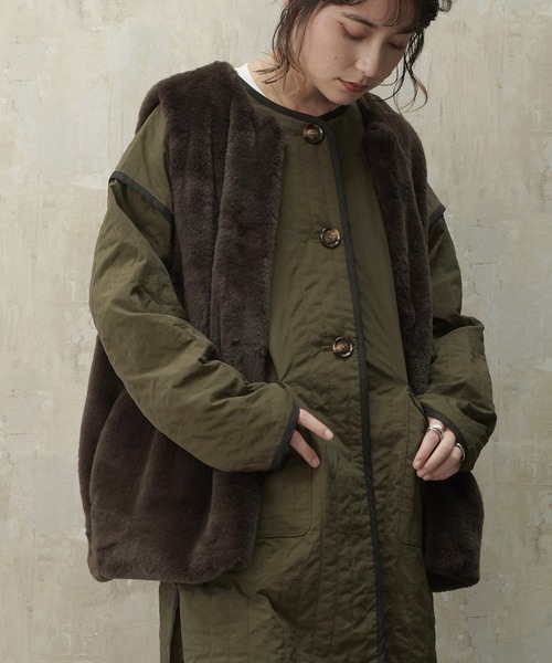 Lull(ルル)の「ベスト(ベスト・レディース・ブラウン・ONESIZE)」の9枚目の写真