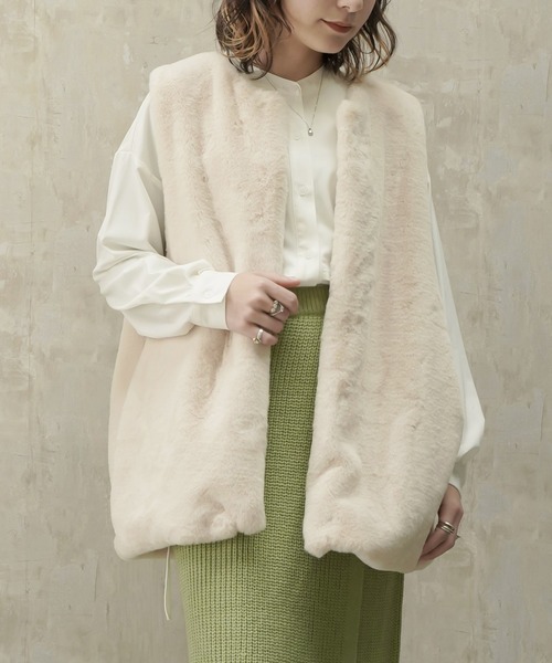 Lull(ルル)の「ベスト(ベスト・レディース・ブラウン・ONESIZE)」の11枚目の写真