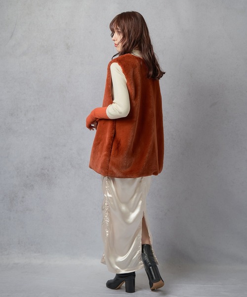 Lull(ルル)の「ベスト(ベスト・レディース・ブラウン・ONESIZE)」の12枚目の写真