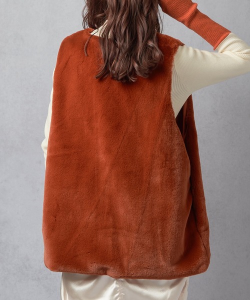 Lull(ルル)の「ベスト(ベスト・レディース・ブラウン・ONESIZE)」の13枚目の写真