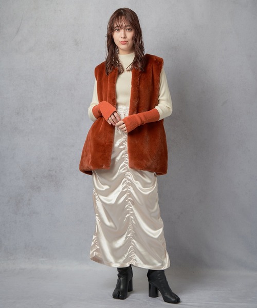 Lull(ルル)の「ベスト(ベスト・レディース・ブラウン・ONESIZE)」の14枚目の写真