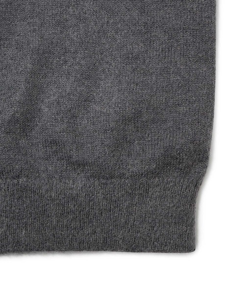 bonjour records(ボンジュールレコーズ)の「【Bonjour Records/ボンジュールレコード】 Original Knit Crewneck Sweater オリジナルニットクルーネックセーター(ニット/セーター・メンズ・イエロー系その他/チャコールグレー・S/L/M/XL)」の8枚目の写真