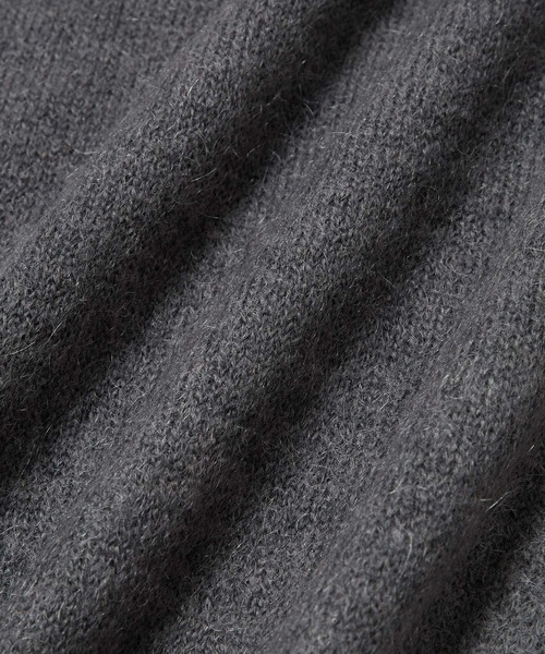 bonjour records(ボンジュールレコーズ)の「【Bonjour Records/ボンジュールレコード】 Original Knit Crewneck Sweater オリジナルニットクルーネックセーター(ニット/セーター・メンズ・イエロー系その他/チャコールグレー・S/L/M/XL)」の9枚目の写真