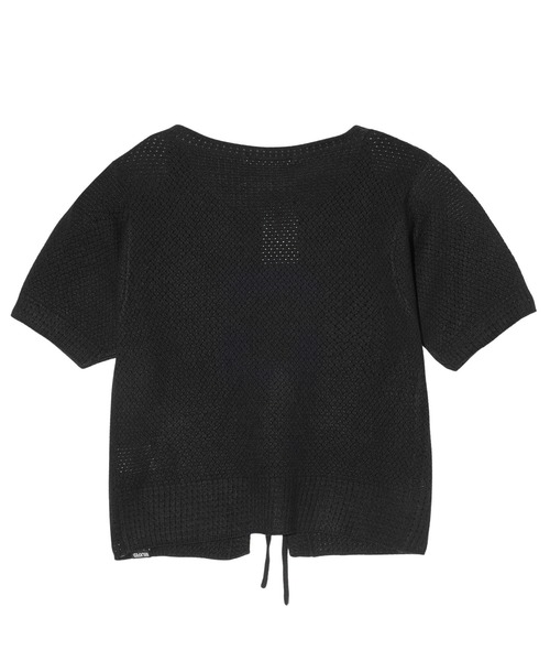 MILKFED.(ミルクフェド)の「KNIT BOLERO(カーディガン/ボレロ・レディース・オフホワイト/ブラック/ピンク・ONE SIZE)」の7枚目の写真
