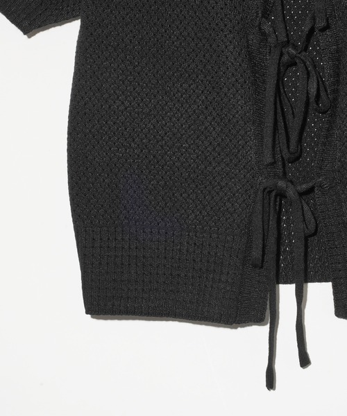 MILKFED.(ミルクフェド)の「KNIT BOLERO(カーディガン/ボレロ・レディース・オフホワイト/ブラック/ピンク・ONE SIZE)」の10枚目の写真