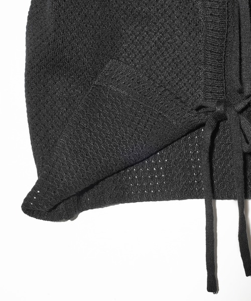 MILKFED.(ミルクフェド)の「KNIT BOLERO(カーディガン/ボレロ・レディース・オフホワイト/ブラック/ピンク・ONE SIZE)」の13枚目の写真