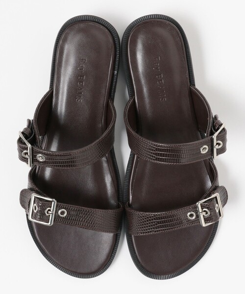 Ray BEAMS(レイビームス)の「Ray BEAMS / ダブル ベルト サンダル(サンダル・レディース・ブラック/ダークブラウン・23/23.5/24/24.5/25)」の22枚目の写真