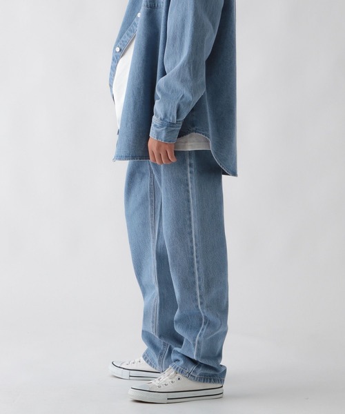 GLOBAL WORK(グローバルワーク)の「大人見えデニムパンツ/AND YUA ANY/976504(デニムパンツ・キッズ・ブラック/ブルー・150cm/160cm/170cm)」の7枚目の写真