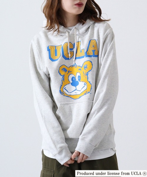 UCLAﾌﾟﾘﾝﾄﾙｰｽﾞﾊﾟｰｶｰ ユーシーエルエー 【UCLA×NUTMEG】プリントパーカー｜ライトオンの通販
