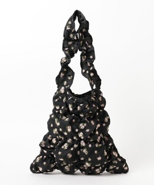 Ray BEAMS（レイビームス）の「Casselini × Ray BEAMS / 別注 ジャカード フリル トートバッグ（トートバッグ・レディース・ブラック/ホワイト・ONE SIZE）」の15枚目の写真