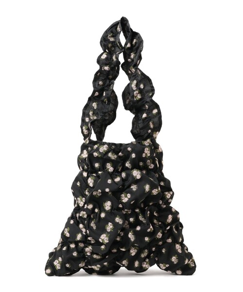 Ray BEAMS（レイビームス）の「Casselini × Ray BEAMS / 別注 ジャカード フリル トートバッグ（トートバッグ・レディース・ブラック/ホワイト・ONE SIZE）」の22枚目の写真