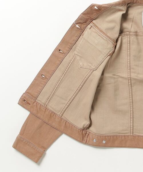 CIMARRON（シマロン）の「■CIMARRON JEANS■ JEAN JACKET（デニムジャケット・レディース・オレンジ/ベージュ・MEDIUM）」の4枚目の写真