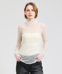 【美品】L'Appartement コルピエロ ドットシアーブラウス COL PIERROT/コルピエロ】 ドットシアーブラウス シャツ